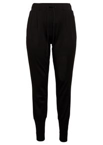 Große Größen Funktionsyogahose mit Fersenaussparung Gr. 44 schwarz von sheego für Damen