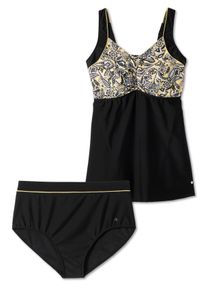 Große Größen Tankini-Set mit Paisleymuster Gr. 58F schwarz von sheego für Damen