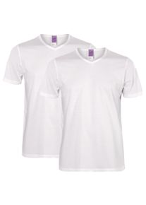 Living Crafts - Herren T-Shirt, 2er-Pack - Weiß (100% Bio-Baumwolle), Nachhaltige Mode, Bio Bekleidung
