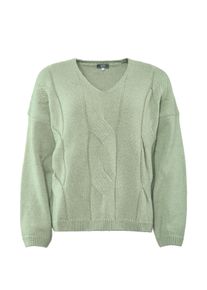 Living Crafts - Damen Pullover - Grün (65% Bio-Baumwolle; 35% Bio-Wolle), Nachhaltige Mode, Bio Bekleidung
