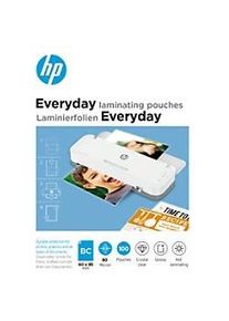 HP Everyday Laminierfolien Visitenkarte & Kreditkarte Glänzend 80 Mikron (2 x 80) Transparent 100 Stück