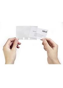 Durable Visitenkartenhüllen Spezial 80 Karten Weiß 10,4 x 12 x 7,2 cm 40 Stück