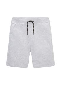 Tom Tailor Denim Herren Basic Jogger Shorts, grau, Melange Optik, Gr. XL