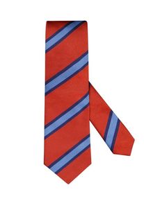 Übergröße : ASCOT, Krawatte aus Seide im Streifenmuster in Rot