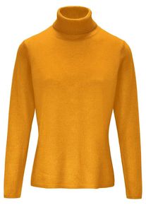 Rollkragen-Pullover aus Schurwolle und Kaschmir include gelb