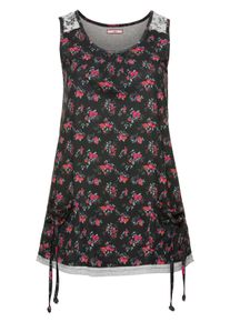 sheego by Joe Browns Große Größen Top mit Blümchendruck Gr. 54 schwarz bedruckt von sheego für Damen