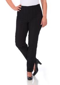 KjBRAND Große Größen Schlupfhose mit Struktur, in Wash & Go-Qualität Gr. 56 schwarz für Damen