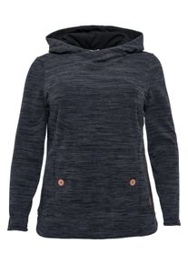 Große Größen Fleecepullover Gr. 52/54 grau von sheego für Damen