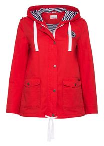 Große Größen Kurzjacke im Marine-Look Gr. 40 rot von sheego für Damen