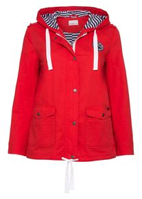 Große Größen Kurzjacke im Marine-Look Gr. 58 rot von sheego für Damen