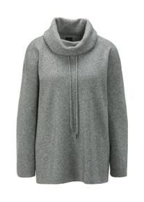 Madeleine Mode MADELEINE Oversized-Pullover aus Schurwolle-Kaschmir-Mix Damen grau/melange / grau