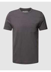 McNeal T-Shirt in melierter Optik mit Brusttasche