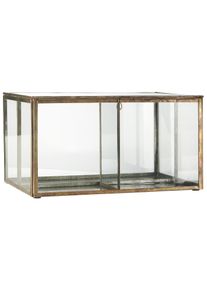 IB Laursen Glasbox mit Deckel und 3 Fächern, 36 x 26,3 x 19,5 cm