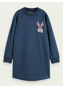 Scotch & Soda Scotch & Soda Looney Tunes x Scotch & Soda Sweat-Minikleid mit Artwork-Stickerei