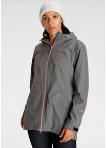 Maier Sports Große Größen Outdoorjacke Gr. 44 grau für Damen