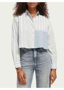 Scotch & Soda Scotch & Soda Cropped Shirt im Boxy Fit