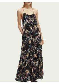 Scotch & Soda Scotch & Soda Gestuftes Maxikleid mit Trägern