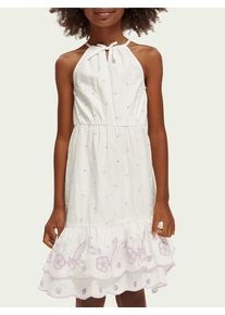 Scotch & Soda Scotch & Soda Midikleid mit Lochstickerei