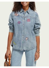 Scotch & Soda Scotch & Soda Denim-Westernhemd mit Artwork