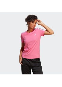 adidas Sportswear Große Größen T-Shirt Gr. XL pink gestreift für Damen
