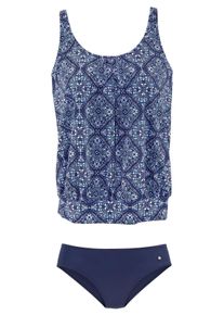 s.Oliver Große Größen Oversize-Tankini Gr. 44 blau für Damen