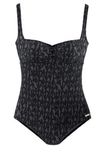 Lascana Große Größen Badeanzug Gr. 40B schwarz für Damen