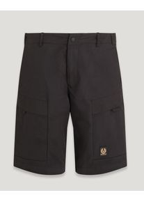 Belstaff Jet Shorts für Herren Cotton Blend Gabardine Black 31