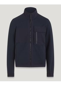 Belstaff Seal Sweatshirt Mit Durchgehendem Reißverschluss für Herren Lightweight Fleece Dark Ink M