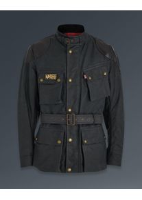 Belstaff Mcgregor Pro für Herren Waxed Cotton Vintage Black 2XL