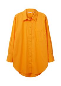 Tom Tailor Denim Damen Oversized Hemd, orange, Uni, Gr. XXL
