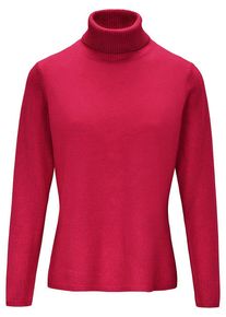 Rollkragen-Pullover aus Schurwolle und Kaschmir include pink