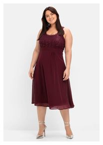 Abendkleid sheego Aubergine
