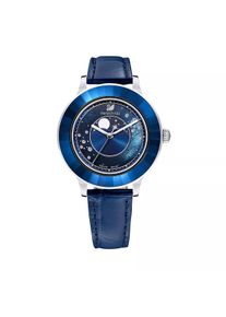Swarovski Uhr - Octea Lux Swiss Made Moon Leather strap - in blau - Uhr für Damen