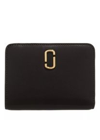 Marc Jacobs Portemonnaie - The J Marc Mini Compact Wallet - in schwarz - Portemonnaie für Damen