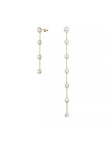 Swarovski Ohrringe - Constella drop Asymmetrical design Round cut Shiny - in weiß - Ohrringe für Damen