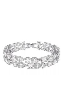 Swarovski Armband - Tennis Deluxe Mixed cuts Rhodium plated - in weiß - Armband für Damen