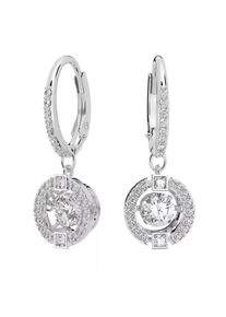 Swarovski Ohrringe - Sparkling Dance drop Round cut Rhodium plated - in silber - Ohrringe für Damen
