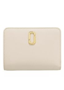 Marc Jacobs Portemonnaie - The J Marc Mini Compact Wallet - in weiß - Portemonnaie für Damen