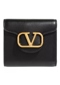 Valentino Garavani Portemonnaies - Card Case Leather - in schwarz - Portemonnaies für Unisex