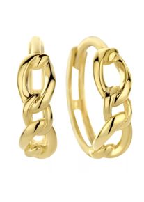 Isabel Bernard Ohrringe - Rivoli Merle 14 karat hoop earrings with chains - in gold - Ohrringe für Damen