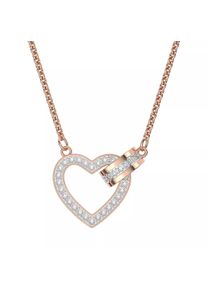 Swarovski Halskette - Lovely Heart rose gold-tone plated - in quarz - Halskette für Damen