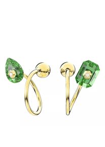 Swarovski Ohrringe - Numina drop Asymmetrical design Mixed cuts Gold-to - in grün - Ohrringe für Damen