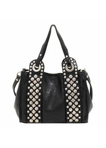 Campomaggi Handtasche Leder 17 cm nero