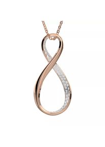 Swarovski Halskette - Exist Necklace Infinity rose gold-tone plated - in quarz - Halskette für Damen
