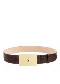 Polo Ralph Lauren Gürtel - Belt Medium - in dunkelbraun - Gürtel für Damen