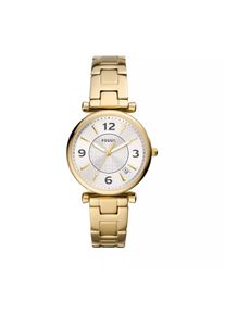 Fossil Uhr - Carlie Three-Hand Date Stainless Steel Watch - in gold - Uhr für Damen