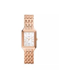 Fossil Uhr - Raquel Three-Hand Date Stainless Steel Watch - in gold - Uhr für Damen