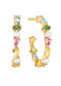 SIF JAKOBS Jewellery Ohrringe - Adria Creolo Medio Earrings - in gold - Ohrringe für Damen