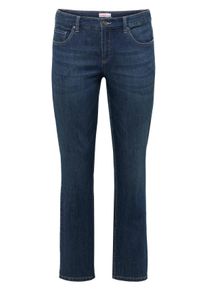 Große Größen Stretch-Jeans LANA mit zweifarbigen Nähten Gr. 54 blau von sheego für Damen