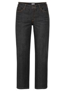 Große Größen Stretch-Jeans ELI mit extra weitem Beinverlauf Gr. 46 schwarz von sheego für Damen